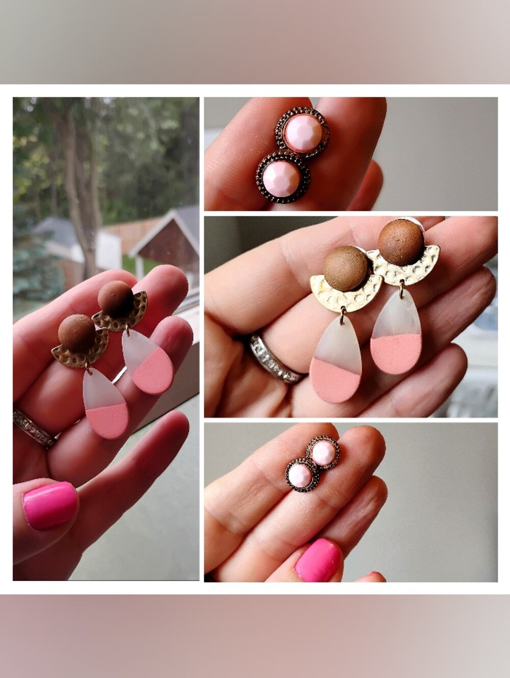 NWT Princess Pink Earring Pair